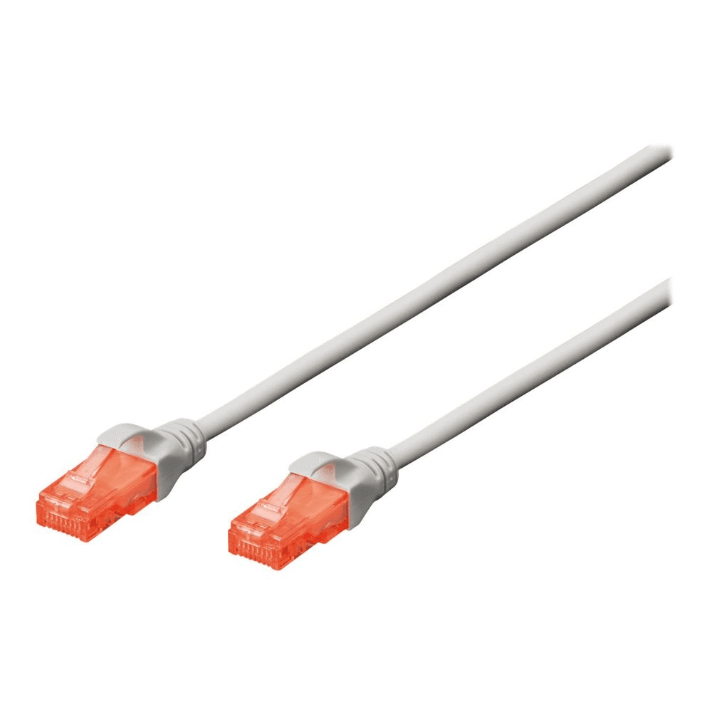 Patchcord DIGITUS UTP kat. 6 10m PVC šedá