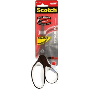 Kancelárske nožnice titánové Scotch 20 cm nerezová oceľ non stick