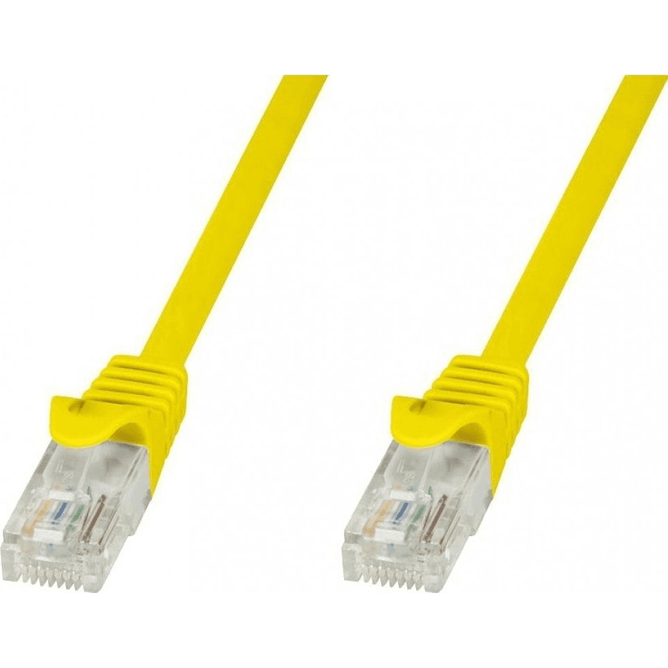 Techly ICOC CCA5U-020-YET sieťový kábel Žltá 2 m Cat5e U/UTP (UTP)