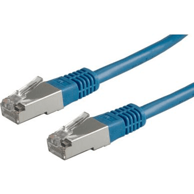 Prepojovací kábel Roline S/FTP 6 RJ45 / RJ45 10 m modrý