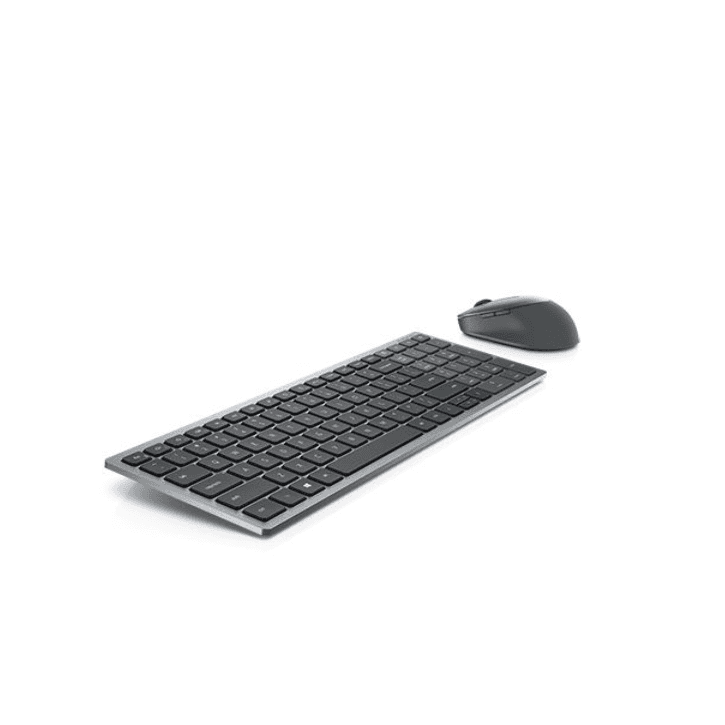 DELL KM7120W klávesnica Obsahuje myš Kancelária RF Wireless + Bluetooth QWERTY Nordická Šedá, Titán