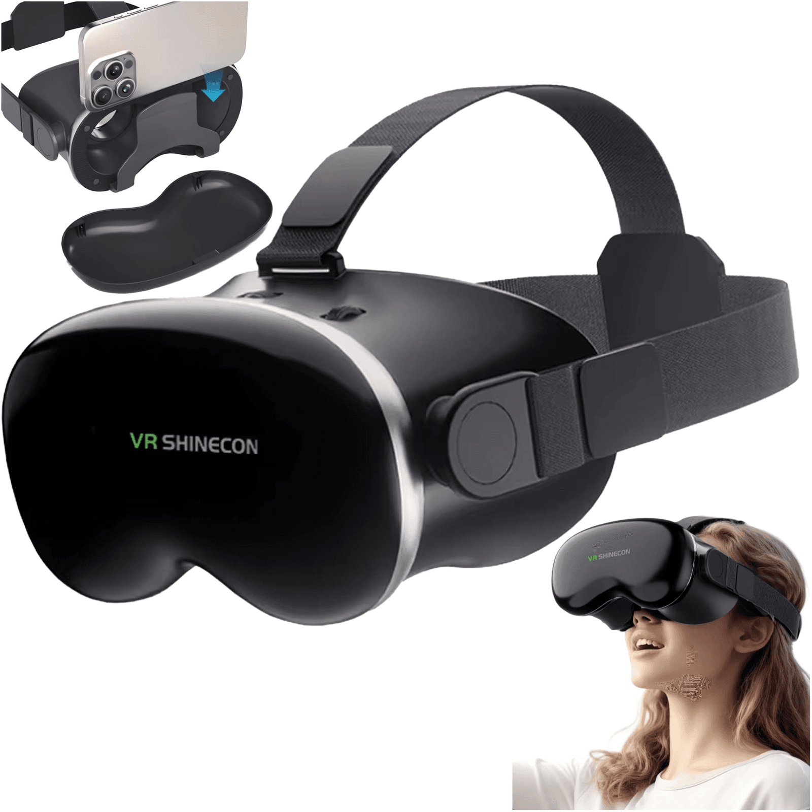 Okuliare okuliare 3D 360 Shinecon G18 Virtuálna Realita 3D Okuliare Hry