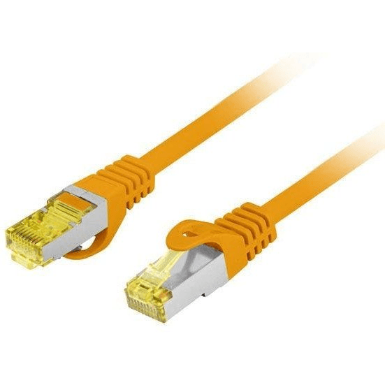 Patchcord Lanberg S/FTP kat.6A 1,5m LSZH CU, testovaný Fluke, oranžový