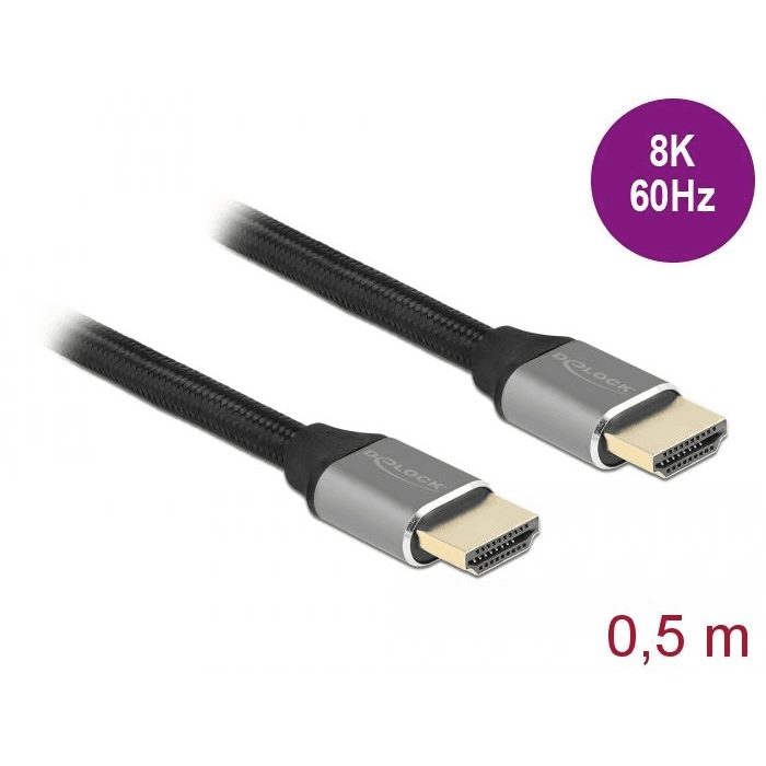 DELOCK Ultra vysokorýchlostný kábel HDMI 48 Gbps 8K 60