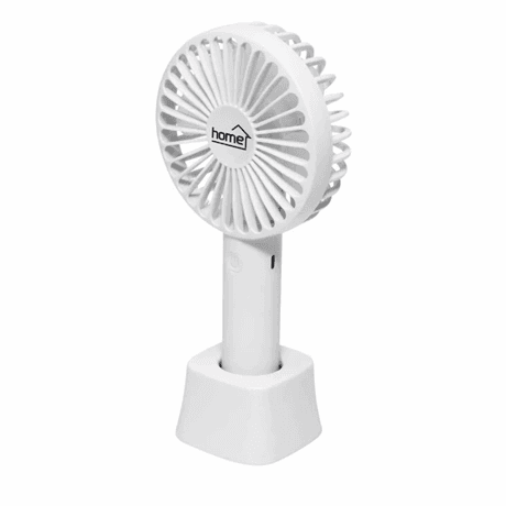 Ručný ventilátor HOME HF9C, napájaný z batérie, výkon 4 W, 3 rýchlosti
