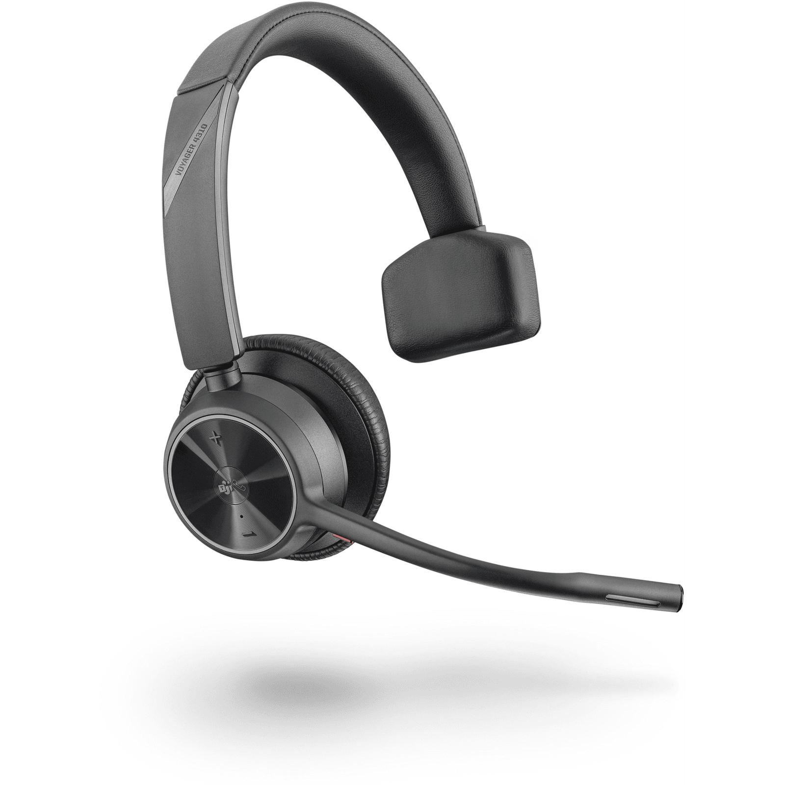 POLY Voyager 4310 UC Slúchadlá s mikrofónom Káblový a bezdrôtový Pres hlavu Kancelária / call centrum USB Typ-C Bluetooth Čierna