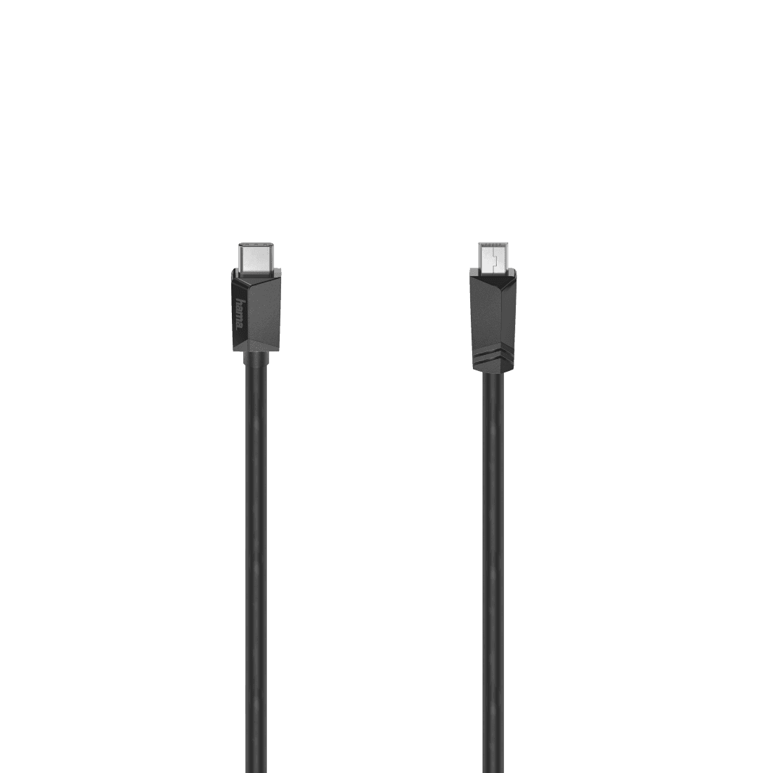 Kábel USB C - Mini USB Hama 0,75 m čierny