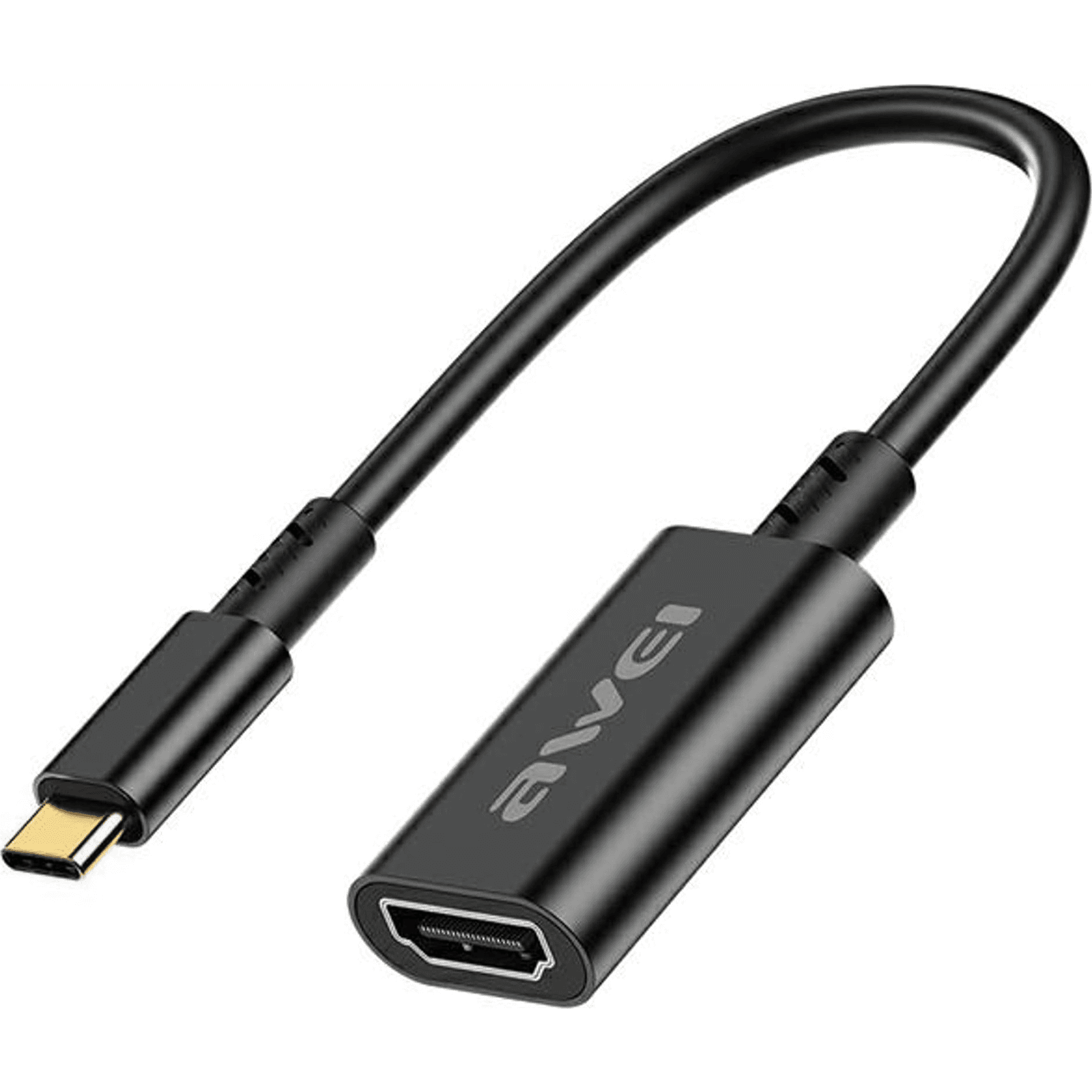 KÁBEL PREVODNÍK ADAPTÉR USB-C/HDMI AWEI CL-217T 4K/30HZ ČIERNY
