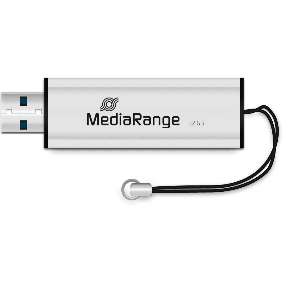 Pendrive MediaRange MR916 32 GB USB 3.0 strieborný