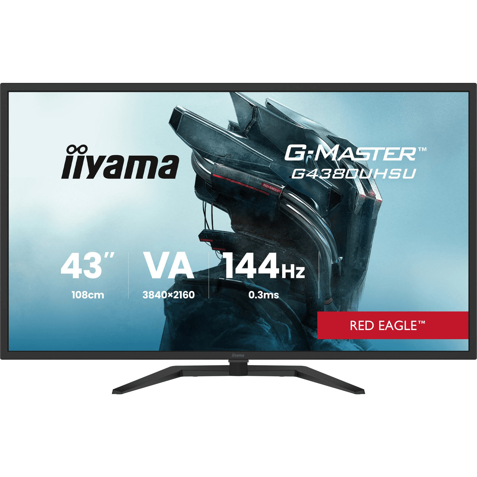 iiyama G-MASTER G4380UHSU-B2 LCD monitor 108 cm (42.5") 3840 x 2160 px 4K Ultra HD LED Čierna