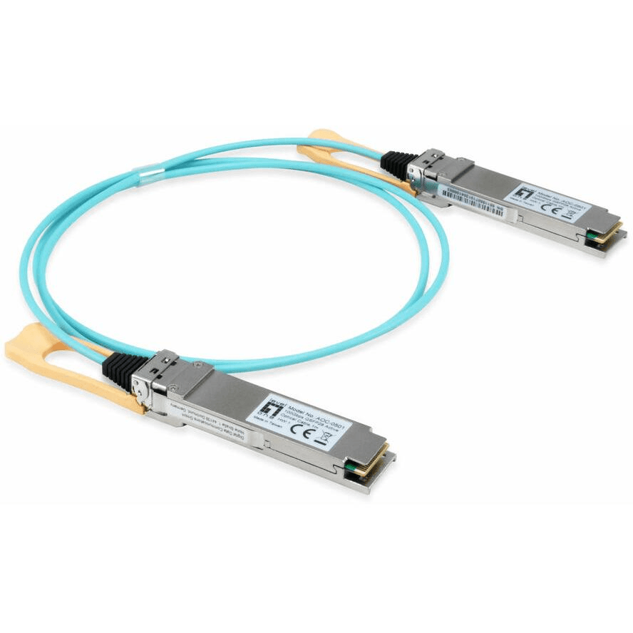 LevelOne AOC-0501 modul transcieveru Optické vlákno 103100 Mbit/s QSFP28 850 nm