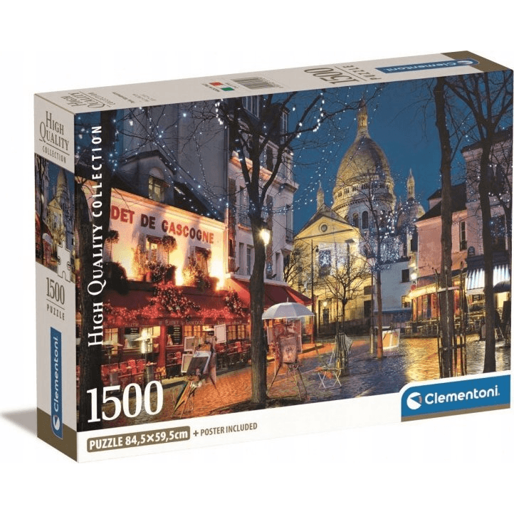 Clementoni High Quality Collection Paris Montmartre Puzzle 1500 kusov Krajinka