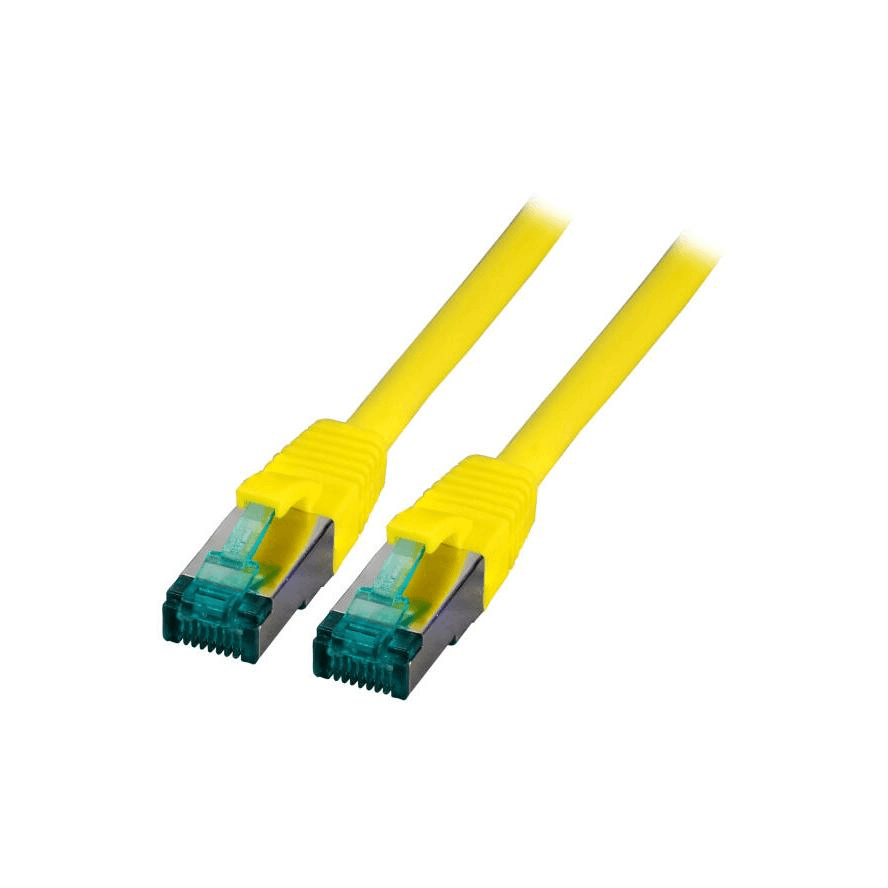 EFB Elektronik MK6001.0,15Y sieťový kábel Žltá 0,15 m Cat6a S/FTP (S-STP)