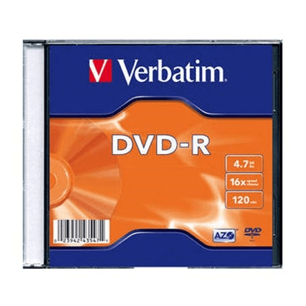 Verbatim DVD-R Matt Silver 4,7 GB