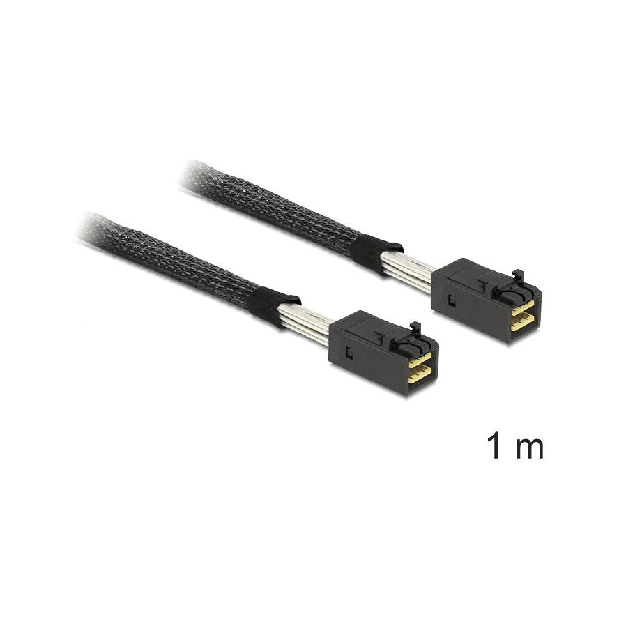 Kábel Mini SAS HD SFF-8643 > Mini SAS HD SFF-8643, 1 m Delock 83387