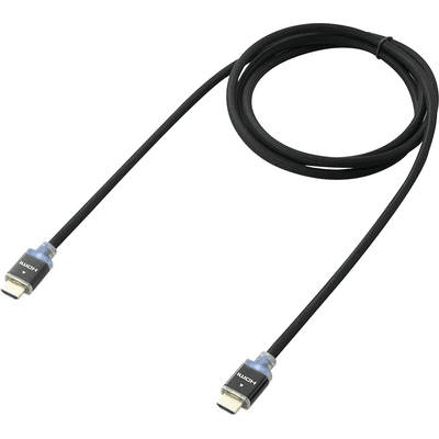 Kábel HDMI SpeaKa Professional, 1.00 m, čierny
