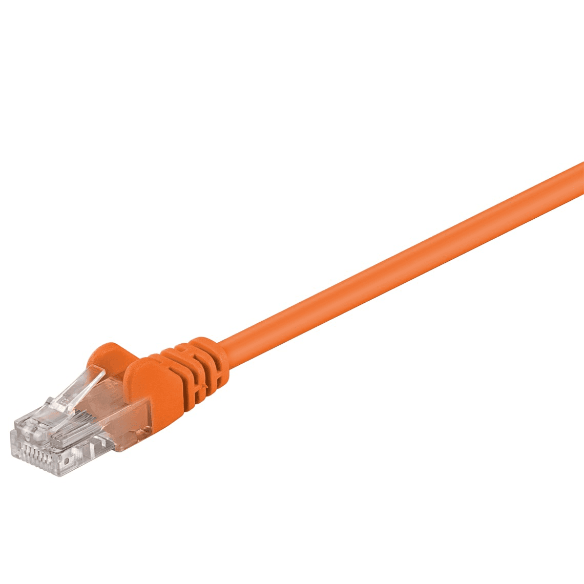 LAN kábel Patchcord CAT 5E U/UTP oranžový 0,25m