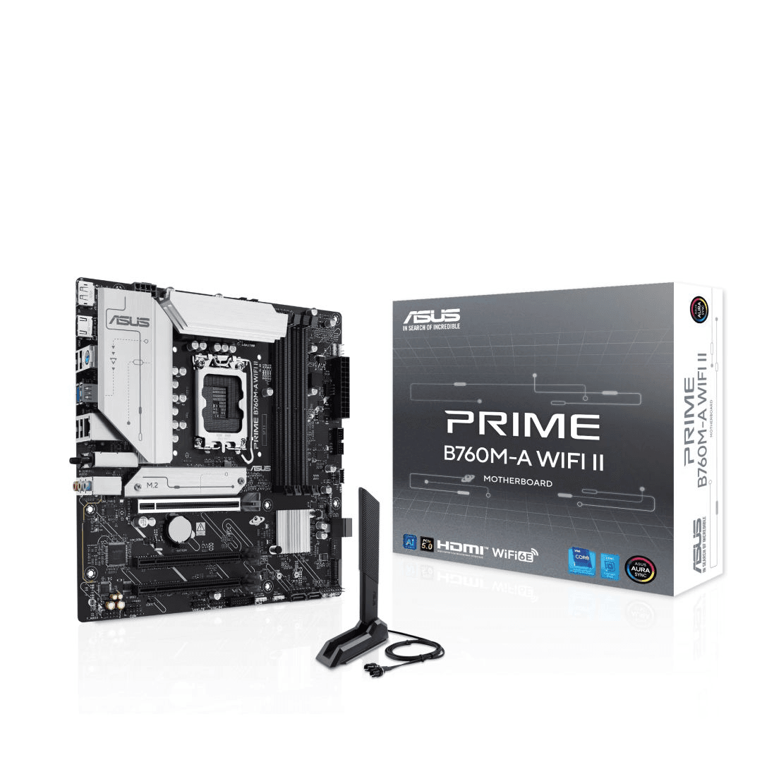 ASUS PRIME B760M-A WIFI II Intel B760 LGA 1700 micro ATX