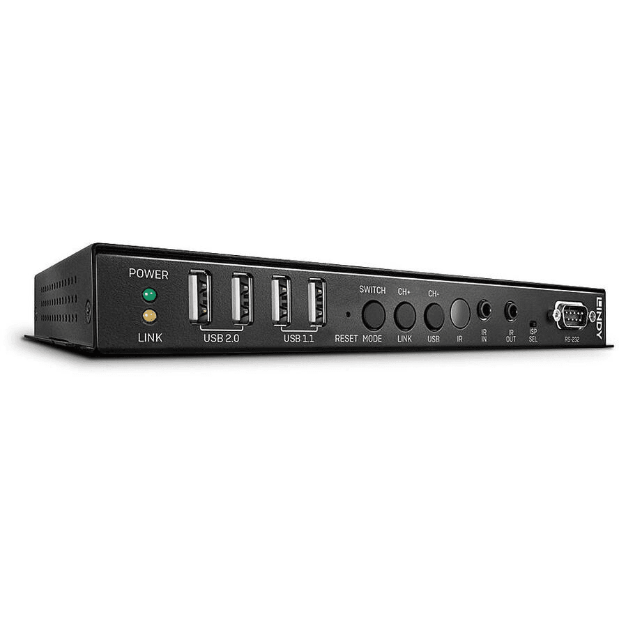 Lindy 38267 audio / video predlžovač AV prijímač Čierna