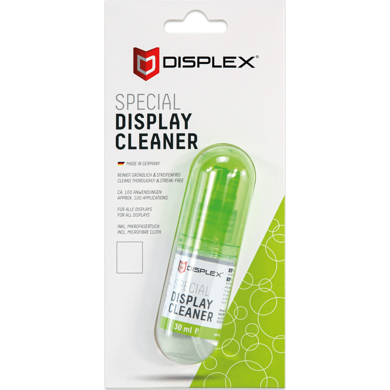 Displex 00190 počítačová kozmetika LCD/TFT/Plazma, Mobilný telefón / smartfón, Tablet PC Sprej na čistenie zariadení 30 ml