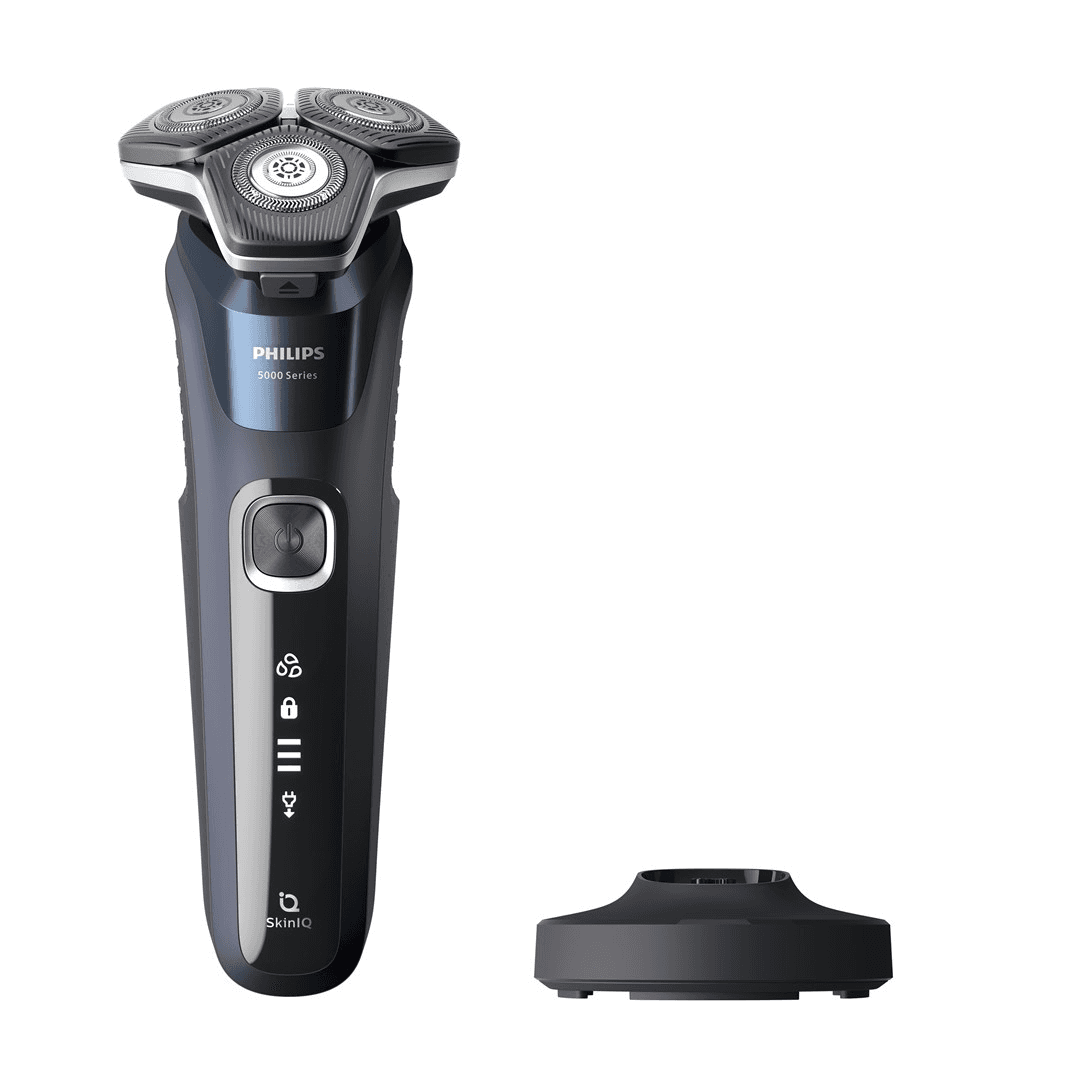 Philips SHAVER Series 5000 S5885/25 pánsky holiaci strojček Rotačný holiaci strojček Zastrihávač Modrá