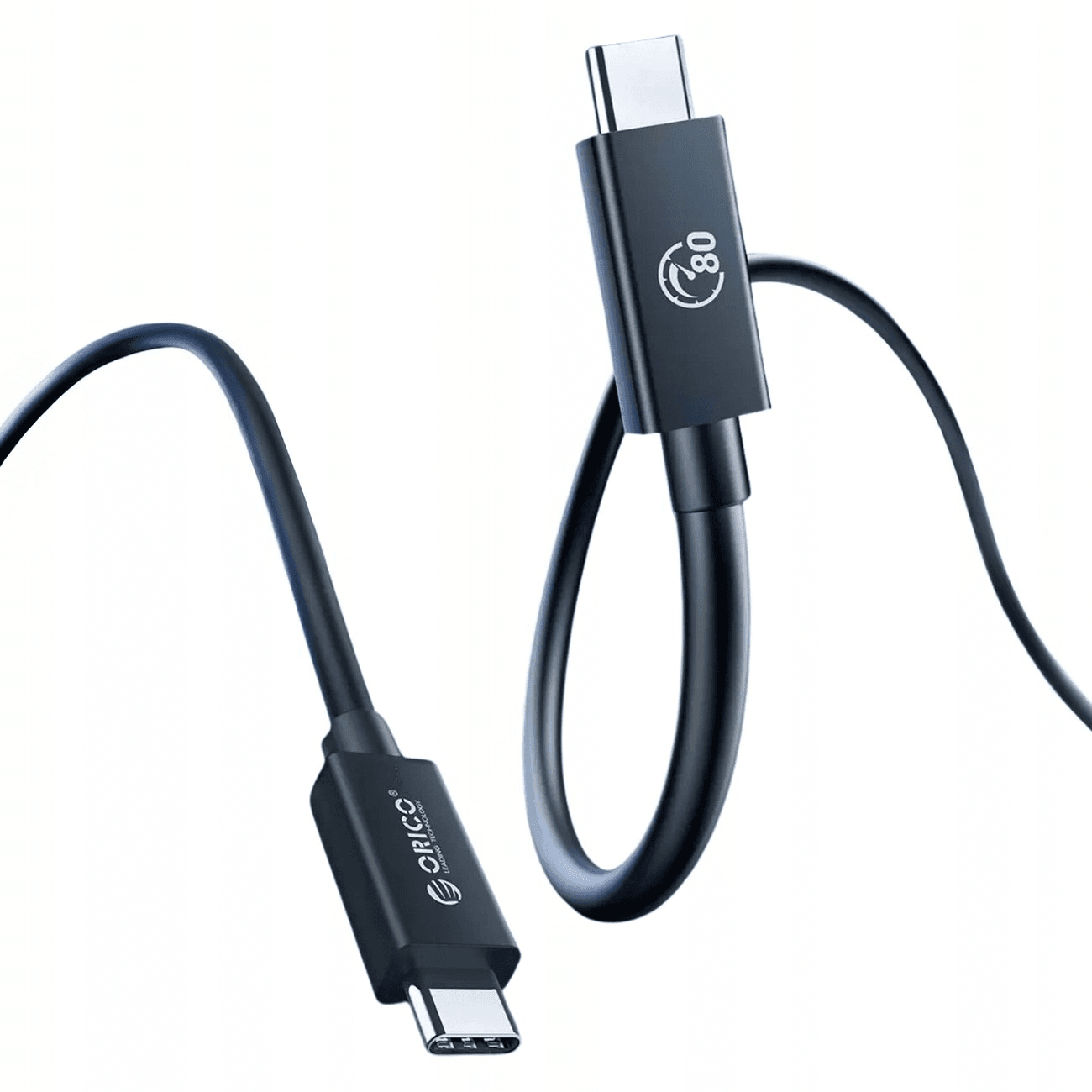 KÁBEL USB-C NA USB-C THUNDERBOLT 5 8K/60HZ 80Gbps 240W 1,5M ORICO