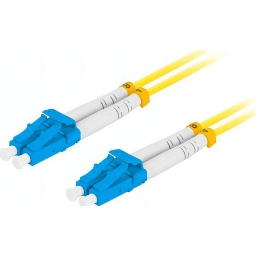 Optický patchcord Lanberg SM LC/UPC-LC/UPC DUPLEX 3MM LSZH 10 m žltý