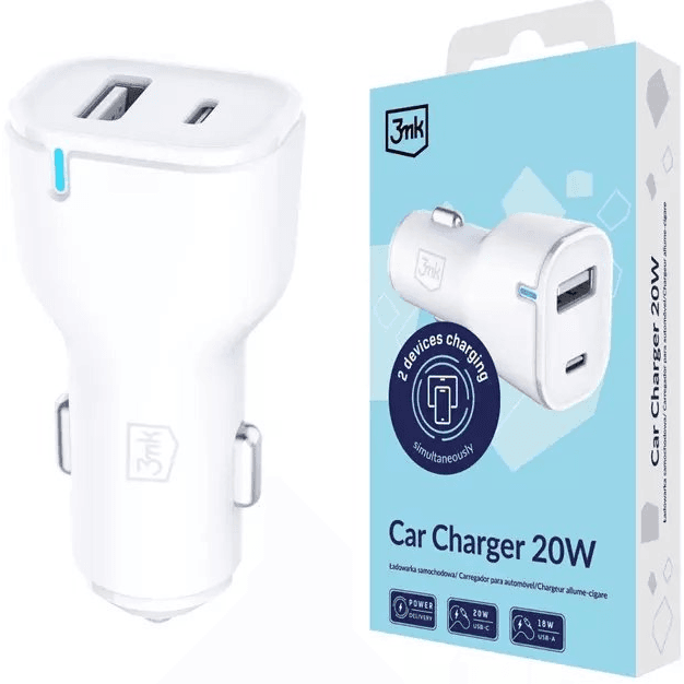 Nabíjačka do auta, USB typ C 3mk 3000 mA