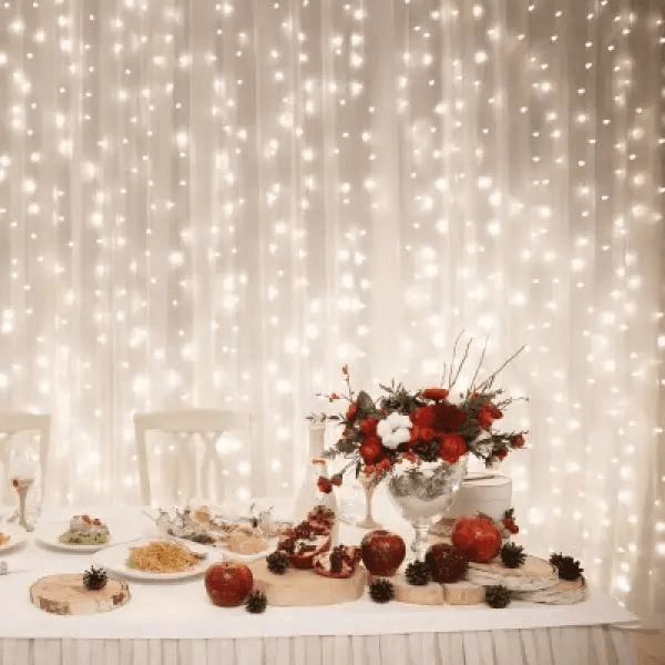 Vianočná súprava LED ZÁVES HOME DLF210/WW 210ks 2x1m teplá biela IP44