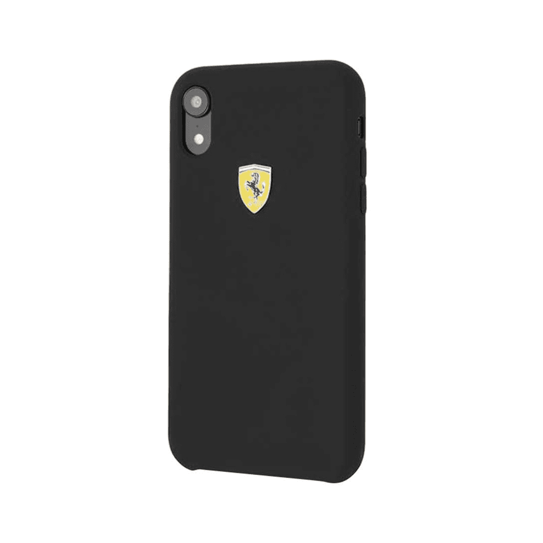 Zadný Kryt Ferrari pre Apple iPhone XR; čierny