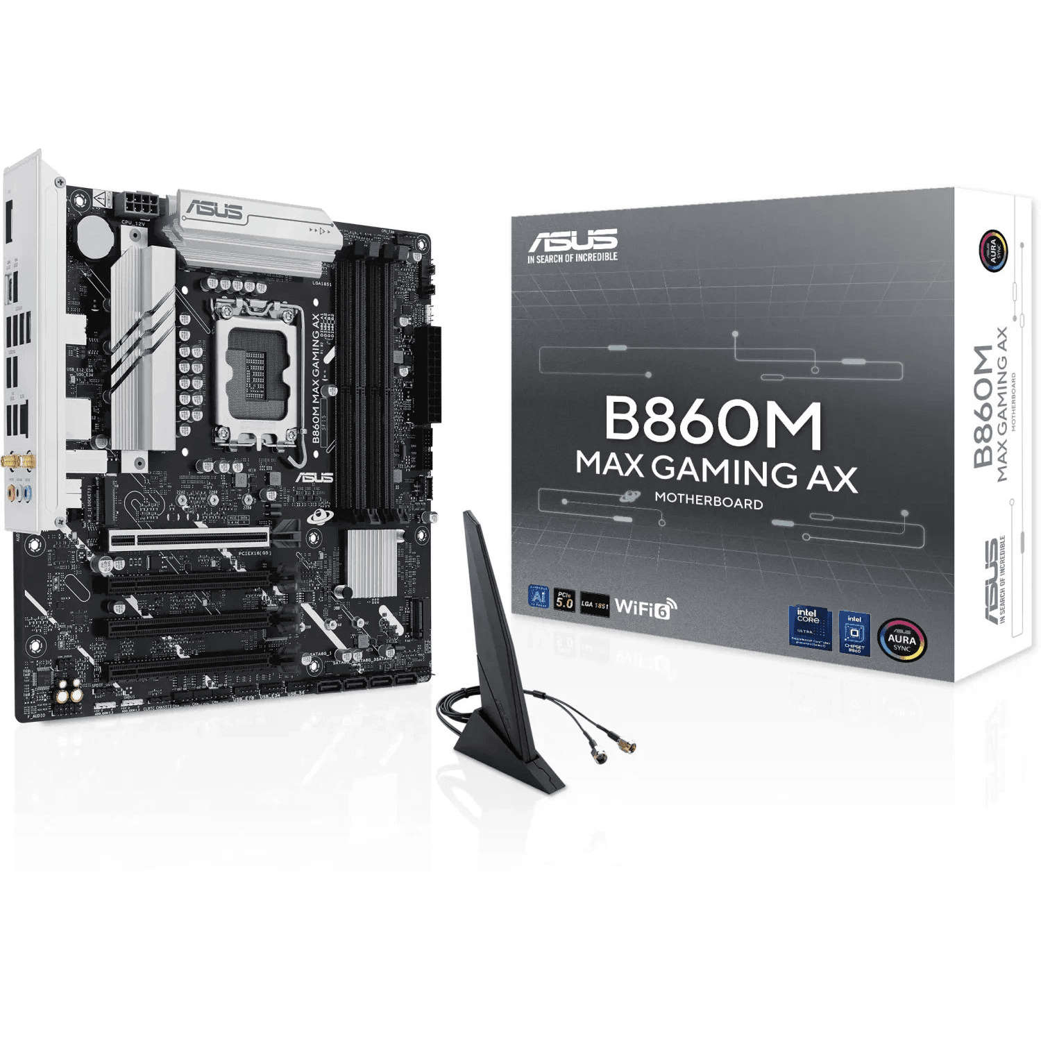ASUS B860M MAX GAMING AX Intel B860 LGA 1851 (Socket V1) micro ATX