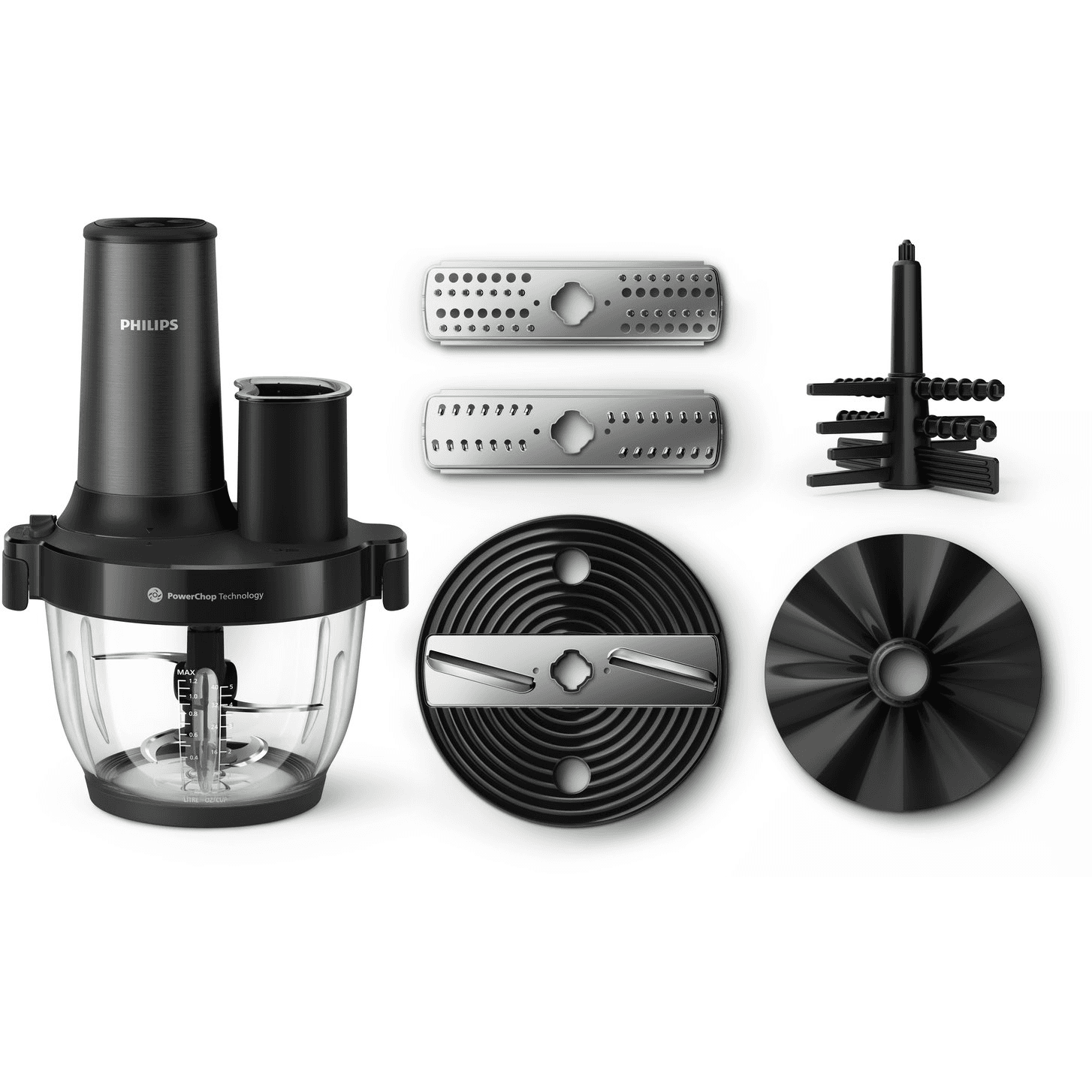 Philips 5000 series HR1507/00 sekač a strúhač na potraviny 2 L 450 W Čierna