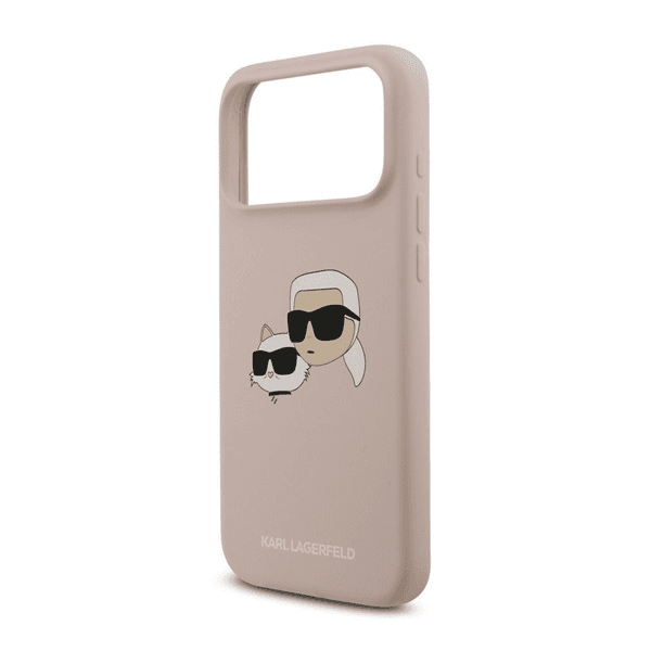 Karl Lagerfeld Liquid Silicone Double MagSafe Zadný Kryt pre 17 Pre Max