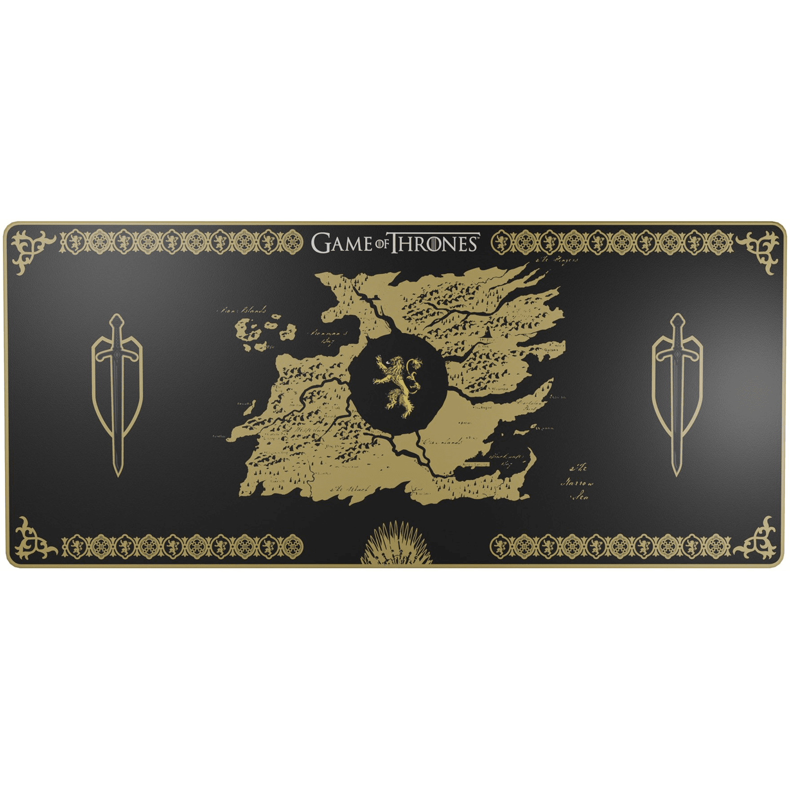 Lexip HBO Game of Thrones - Lannister Edition Herná podložka pod myš Čierna, Žltá