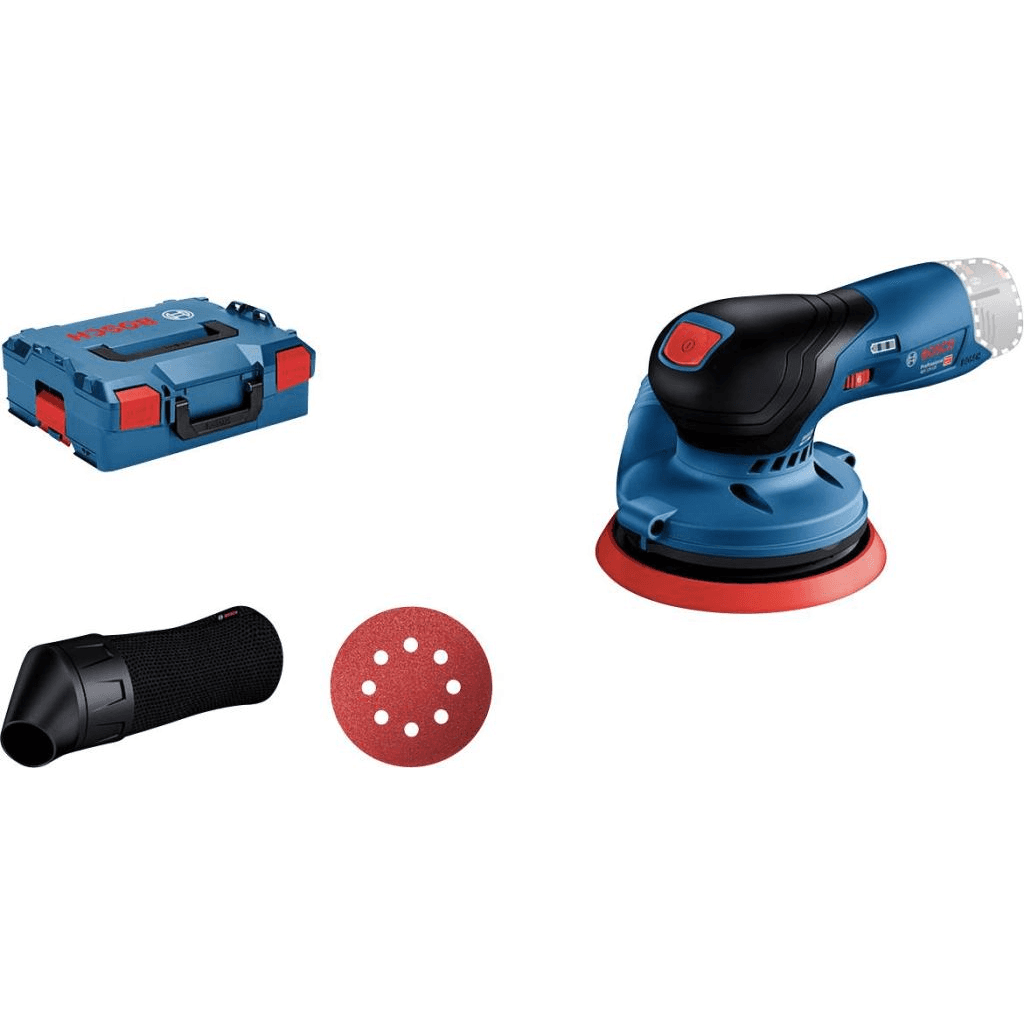 Bosch GEX 12V-125 Professional Rotačná brúska 10000 ot/min 20000 OPM Čierna, Modrá, Červená