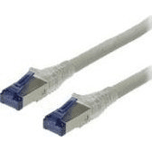 Patchcord Roline S/FTP 6a RJ45 / RJ45 30 m sivý