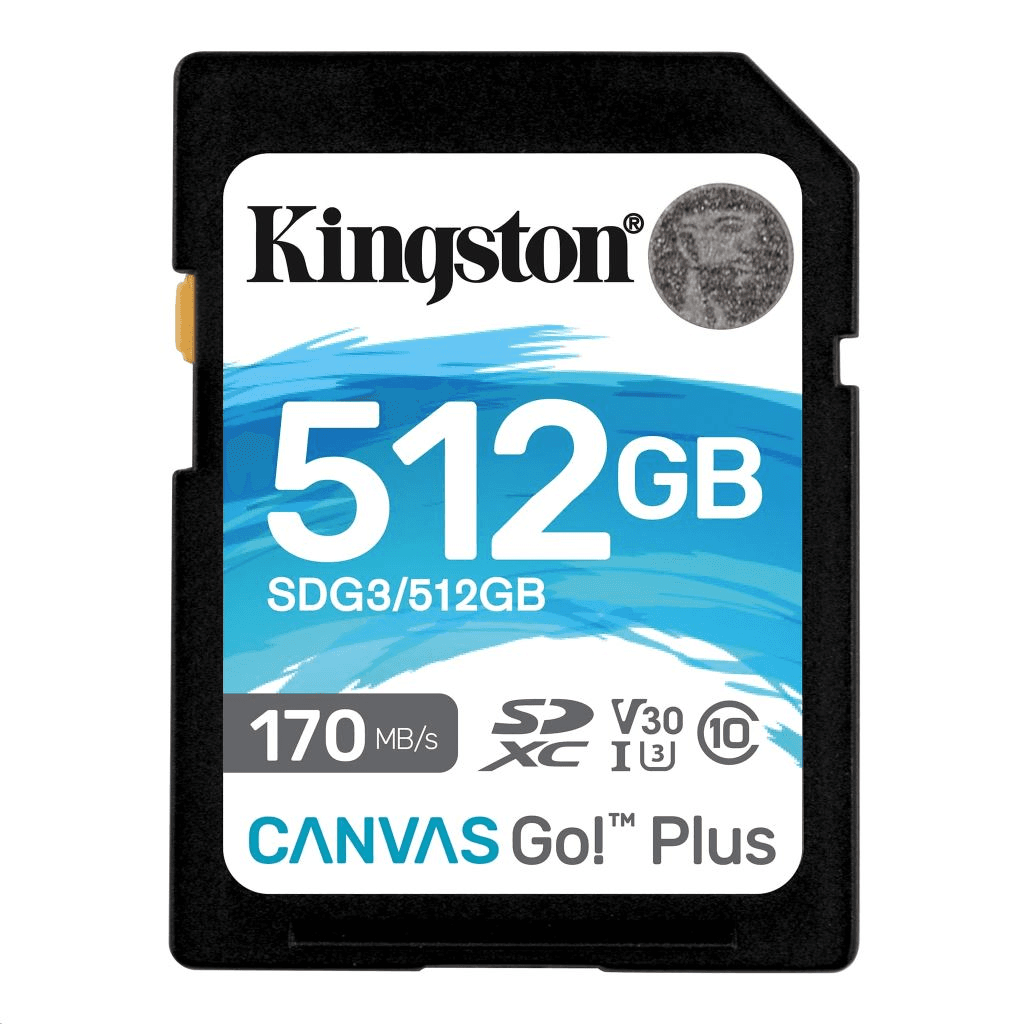 Kingston Technology Canvas Go! Plus 512 GB SD UHS-I Trieda 10