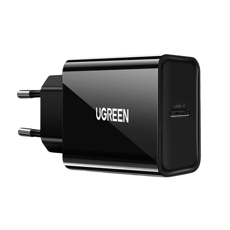 Ugreen 10191 nabíjačka na PDA a mobilné telefóny Univerzálne Čierna AC Rýchle nabíjanie Vnútorný