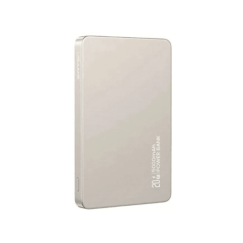 BEZDRÔTOVÁ INDUKČNÁ POWERBANKA 5000MAH USAMS 20W PD FAST CHARGE