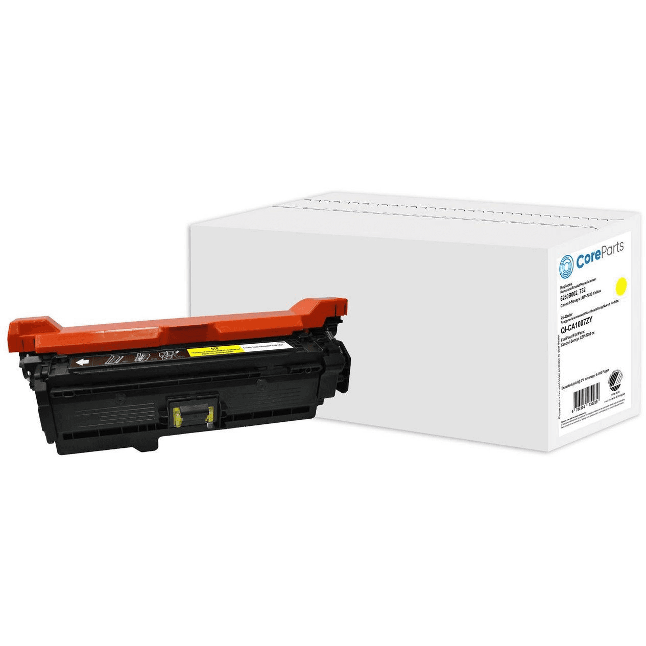 CoreParts QI-CA1007ZY toner 1 kusov Kompatibilné Žltá
