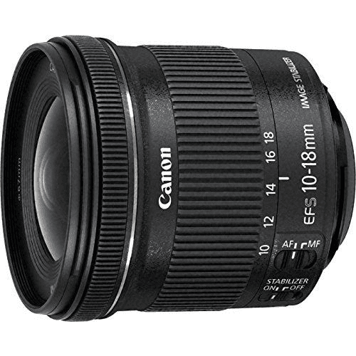 Canon EF-S 10-18mm f/4.5-5.6 IS STM + EW-73C + Lens Cloth SLR Ultra širokouhlý objektív Čierna