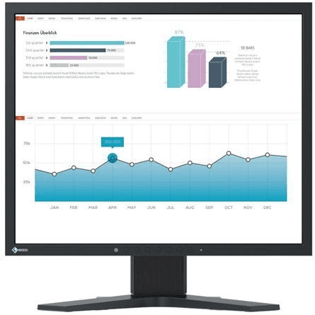 EIZO FlexScan S1934H-BK LED display 48,3 cm (19") 1280 x 1024 px SXGA Čierna