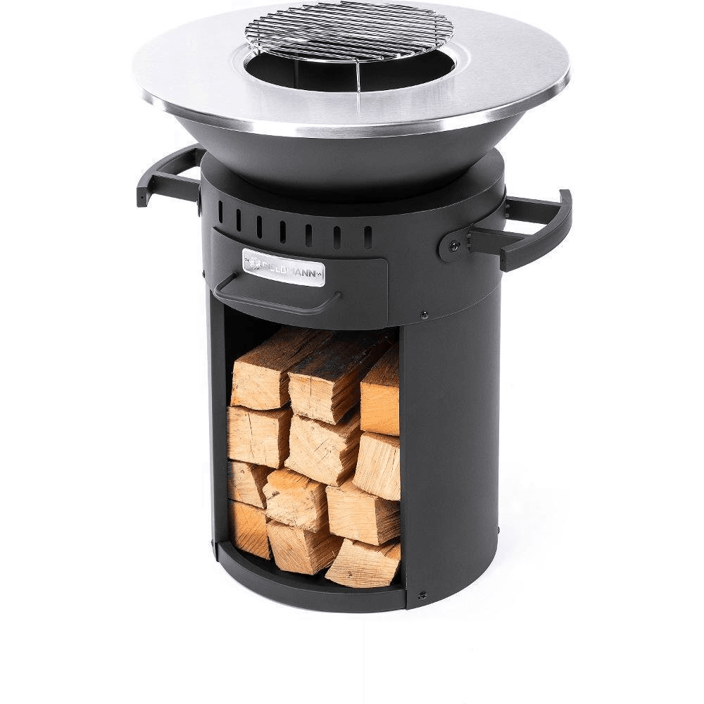 Záhradné ohnisko 78x59cm 3v1 – Gril | Ohnisko | Grilovacia platňa FIELDMANN