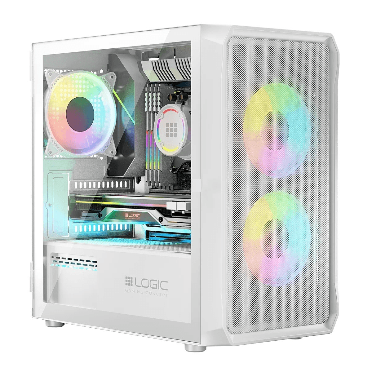 Puzdro Logic Concept AM-PORTOS-20-0000000-0002 Mini Tower biela