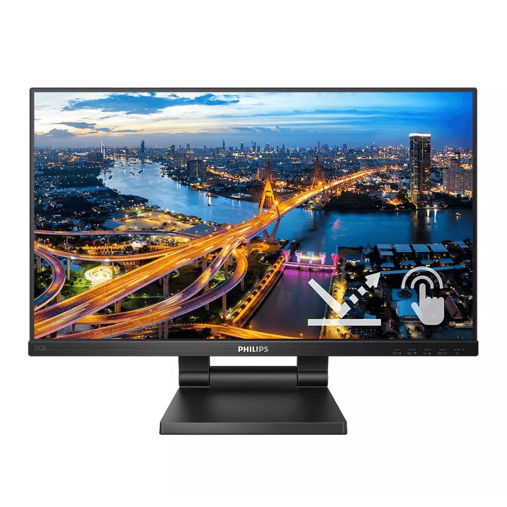 Philips 242B1TC/00 LCD monitor 60,5 cm (23.8") 1920 x 1080 px Full HD LED Dotyková obrazovka Čierna