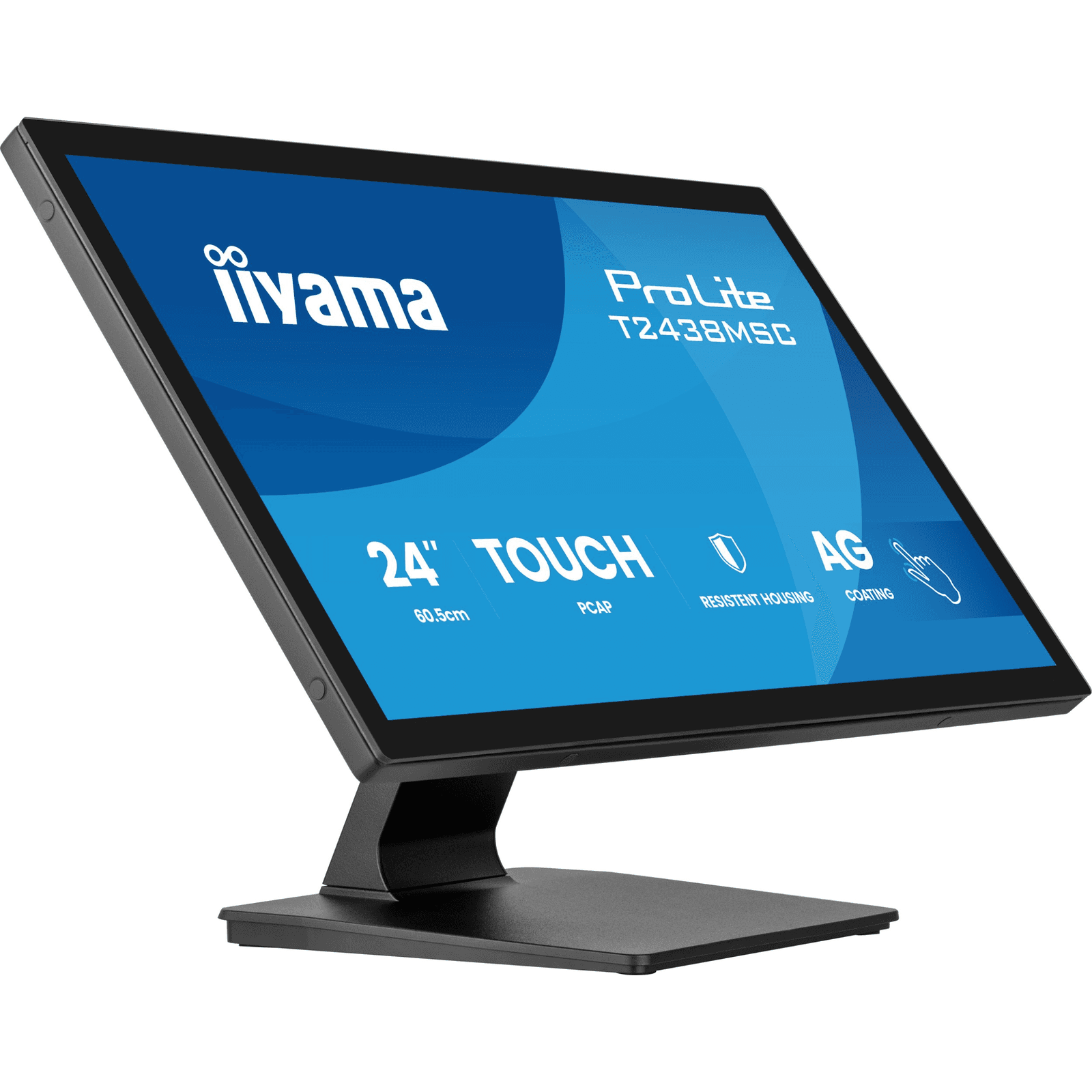 iiyama ProLite T2438MSC-B2 LCD monitor 60,5 cm (23.8") 1920 x 1080 px Full HD Dotyková obrazovka