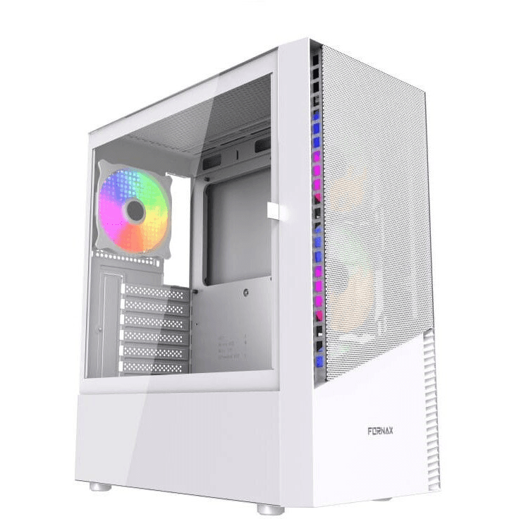 Puzdro Gembird Fornax 4300 ARGB biela Midi Tower biela