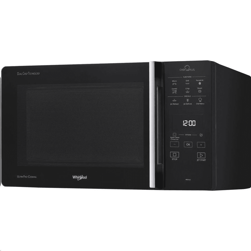 Whirlpool Chef Plus MCP 349 BL Na pracovnú dosku Kombinovaná mikrovlnka 25 L 800 W Čierna