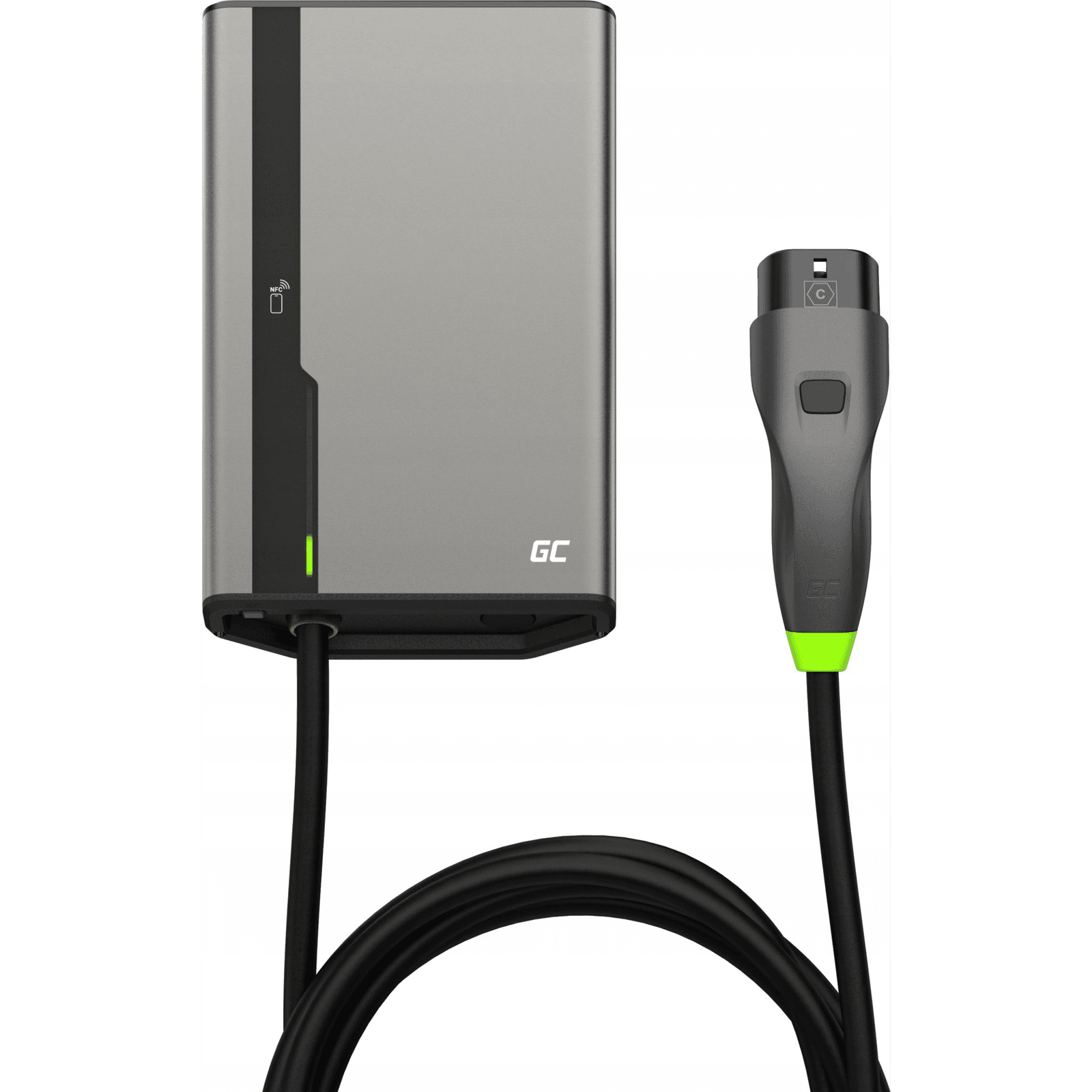 Nabíjačka Wallbox Green Cell HabuDen 22kW 32A s káblom 5m a NFC