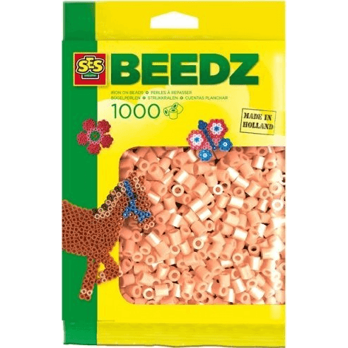SES Creative Beedz Iron on beads 1000 salmon pink Kreatívne korále